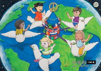 Peace poster recommended by Lions Club of Shenzhen won the Sixth International Prize news 图1张